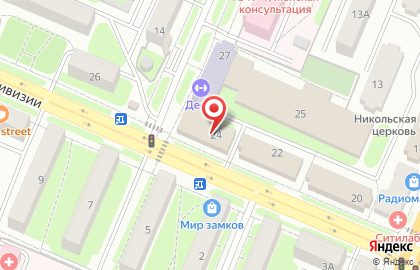 Парикмахерская в Брянске на карте