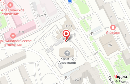 Церковь Двенадцати апостолов на карте
