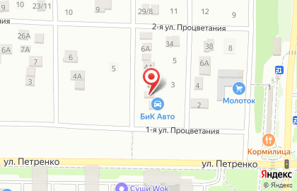 Автосервис Бик-Авто на Суворовском на карте