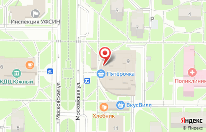 Аптека Здравница на Московской улице на карте