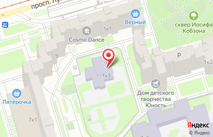 Детский сад №20, компенсирующего вида, Выборгский район на карте