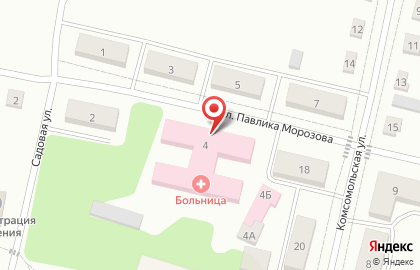 Чикская районная больница на карте