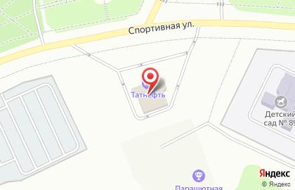 Автоцентр Татнефть-АЗС Центр на Спортивной улице на карте
