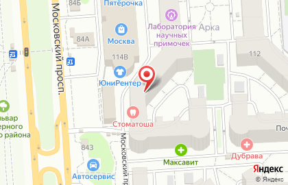 Центр правовой поддержки Особое мнение на Московском проспекте на карте
