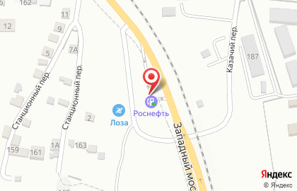 АЗС Роснефть на Всесоюзной улице на карте