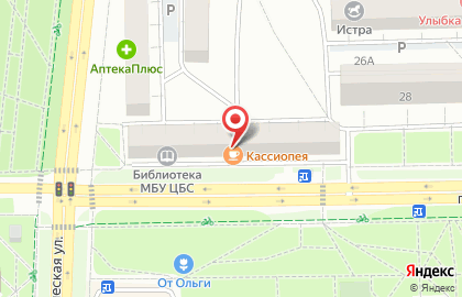 Супермаркет цифровой и бытовой техники DNS на проспекте Октября на карте
