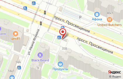 Магазин цветов в Санкт-Петербурге на карте