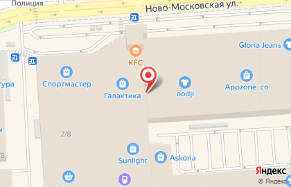 Телекоммуникационная компания Билайн на Ново-Московской улице на карте