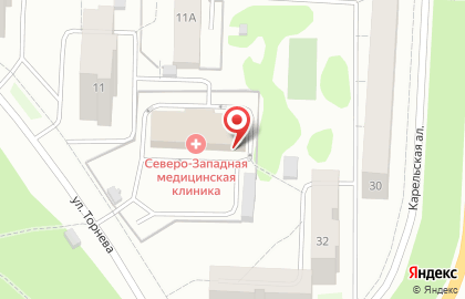 Супермаркет Пятёрочка в Петрозаводске на карте