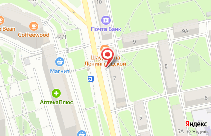 Банкомат МДМ Банк на Ленинградской улице на карте