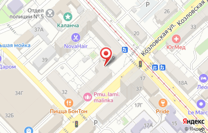Частный детский сад Веснушки в Ворошиловском районе на карте