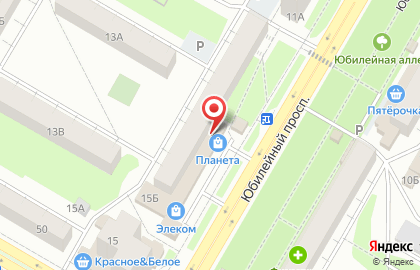 Книжный магазин Планета в Уфе на карте