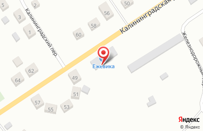 Продуктовый магазин Пятачок на Калининградской улице на карте