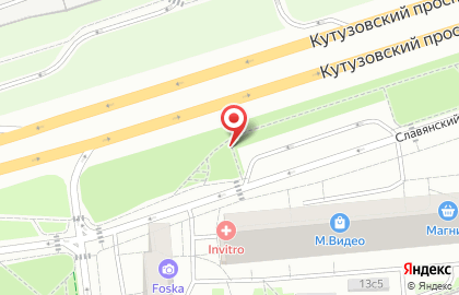 Сервисный центр Московский паркинг на Славянском бульваре на карте