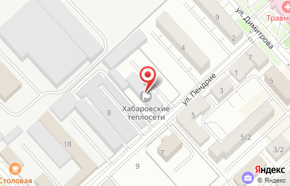 Комсомольские тепловые сети на карте