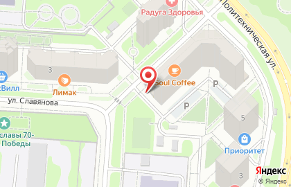 Водомат Ясная поляна в Советском районе на карте