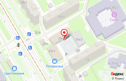 Бар Суши WOK на проспекте Авиаконструкторов на карте