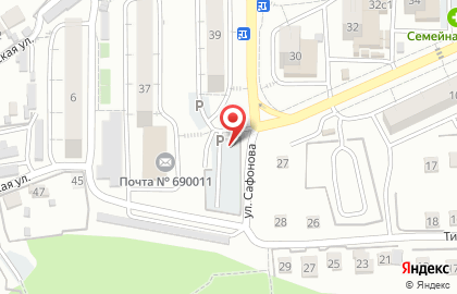 Автостоянка во Владивостоке на карте