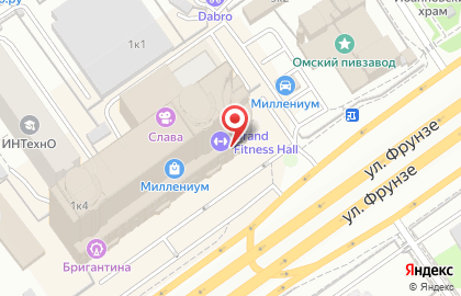 Студия депиляции и бикини-дизайна Яны Лесковой в Омске на карте