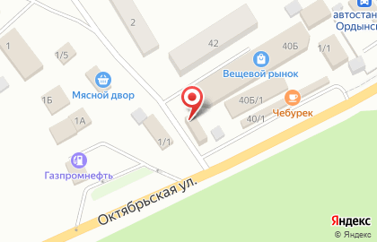 Продуктовый магазин Мираж на Советской улице на карте