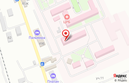 Пункт вакцинации от COVID-19 на улице Шеболдаева на карте