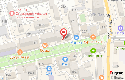 Компьютерный клуб Hunter в Ростове-на-Дону на карте
