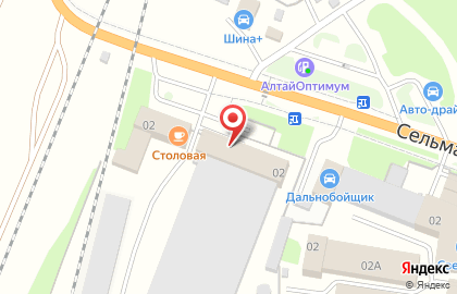 Мебельный салон в Барнауле на карте