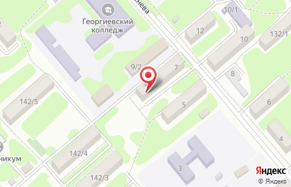 Продуктовый магазин Диана на улице Тургенева на карте