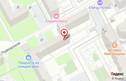 Супермаркет в Перми на карте