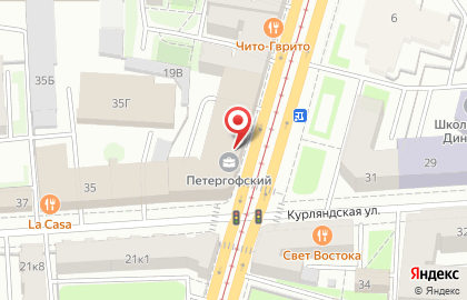 Банкомат Банк Санкт-Петербург на Старо-Петергофском проспекте на карте