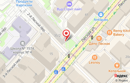 Кальян-бар Мята Lounge Депо в Тверском районе на карте
