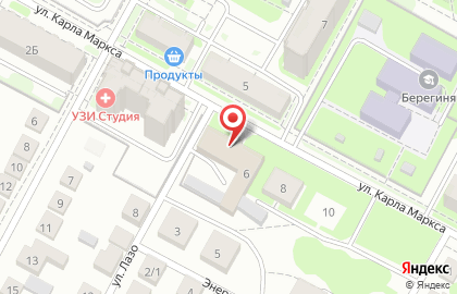 Центр дополнительного образования Перспектива на улице Карла Маркса в Бердске на карте