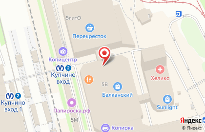 Табакон на Балканской площади на карте