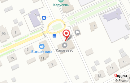 Племенной завод Караваево на карте