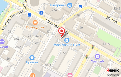 Mr.Burger на Московской улице на карте