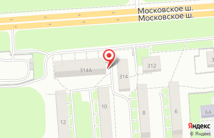 Участковый пункт полиции на Московском шоссе, 314а на карте