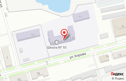 Школа №10 во Владимире на карте
