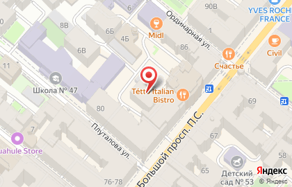 Ресторан-кондитерская Трюфель в Петроградском районе на карте