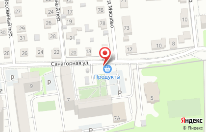 Магазин продуктов в Туле на карте