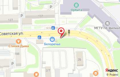 Орбита на Советской улице на карте
