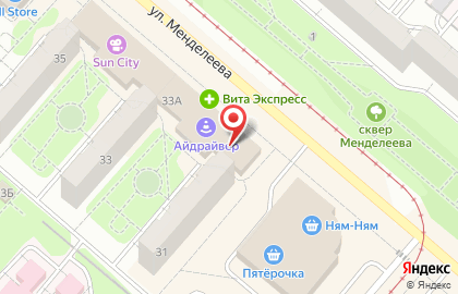 Магазин Форсман чай на улице Менделеева на карте