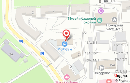 Автошкола Магистраль в Северске на карте