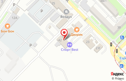 Кафе Дворик во Владикавказе на карте