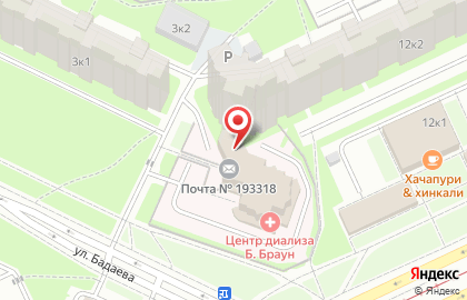 Почта Банк в Санкт-Петербурге на карте