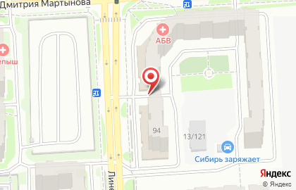 Служба доставки суши и пиццы Жемчужина в Красноярске на карте