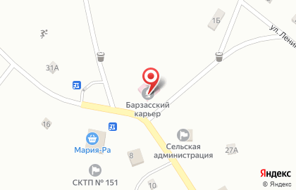 Барзасский карьер на карте