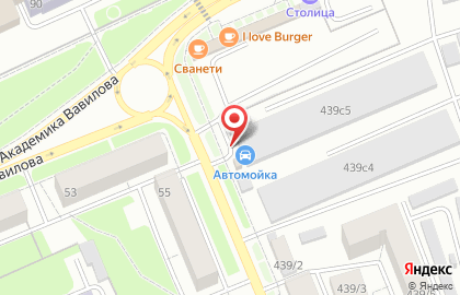 Автомойка в Красноярске на карте