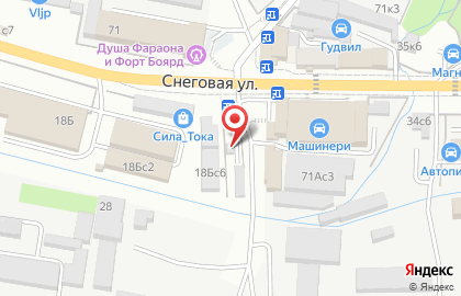 ООО Зеленая линия на Снеговой улице на карте