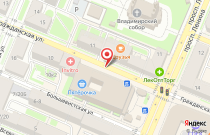 Бар Суши WOK в Кронштадтском районе на карте