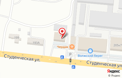 Рамс на Студенческой улице на карте